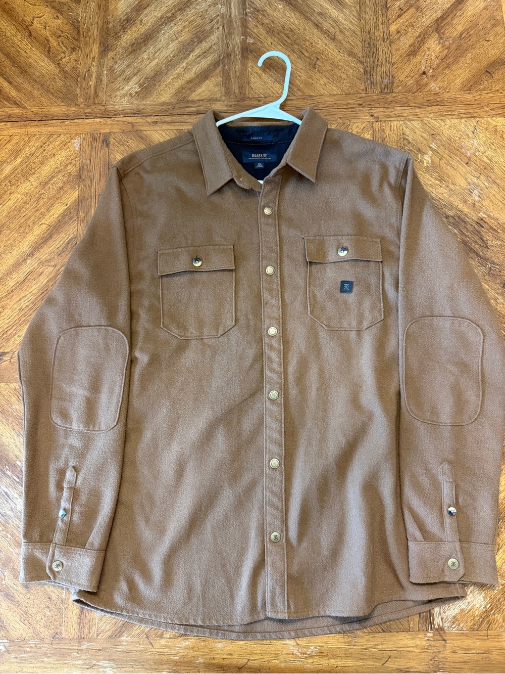 Roark Nordsman Wool Flannel Shirt XL